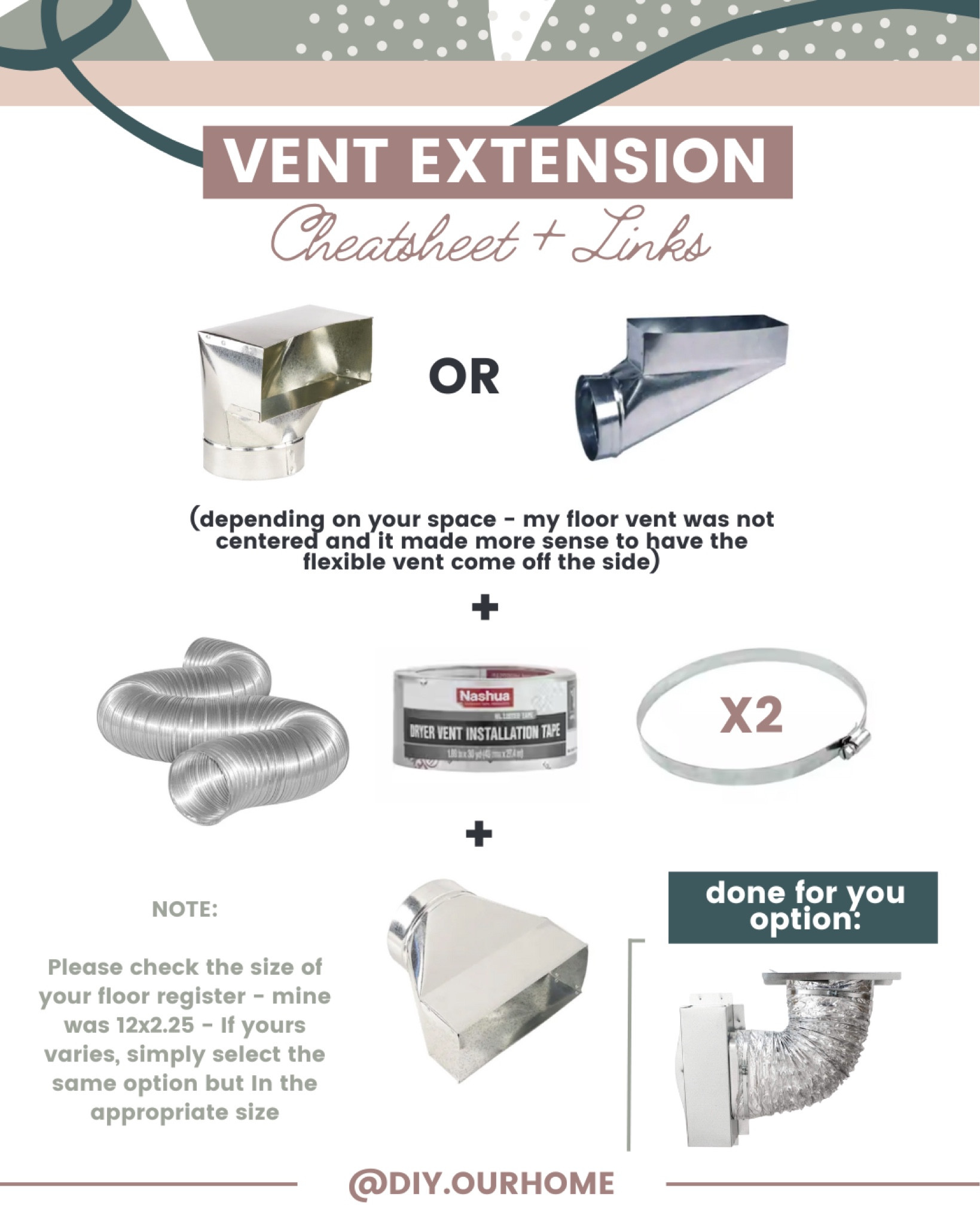 Need to extend a floor register for a built-in, window seat, bench, or other project? Here’s a DIY solution for you! 

#LTKhome #LTKFind #LTKfamily