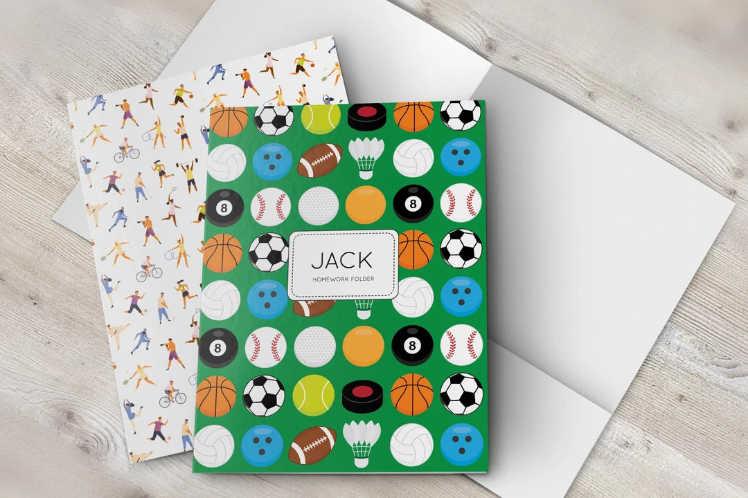 School Pocket Folder Back to School Personalized School - Etsy | Etsy (US)