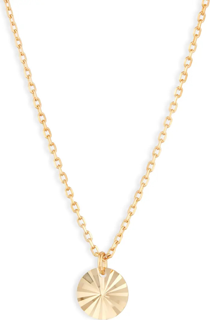 14K Gold Pendant Necklace | Nordstrom