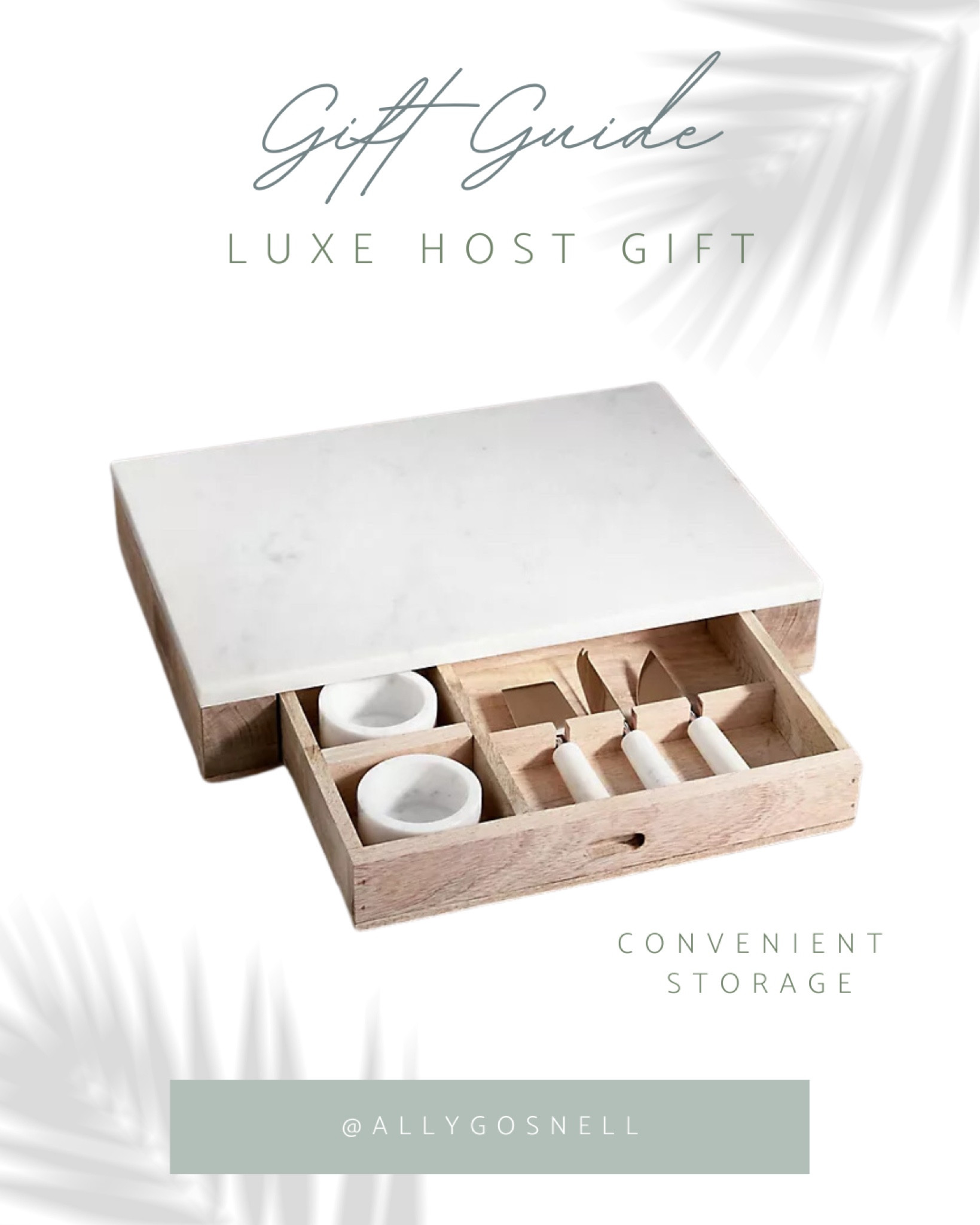 The perfect host or hostess gift! This marble board conveniently holds cheese knives and marble bowls - perfect for olives or sauces. This is also great for the person who has everything. 

#LTKCyberWeek #LTKHome #LTKGiftGuide