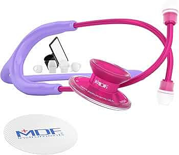 MDF Instruments, Acoustica Lightweight Stethoscope for Doctors, Nurses, Students, Home Health Use... | Amazon (US)