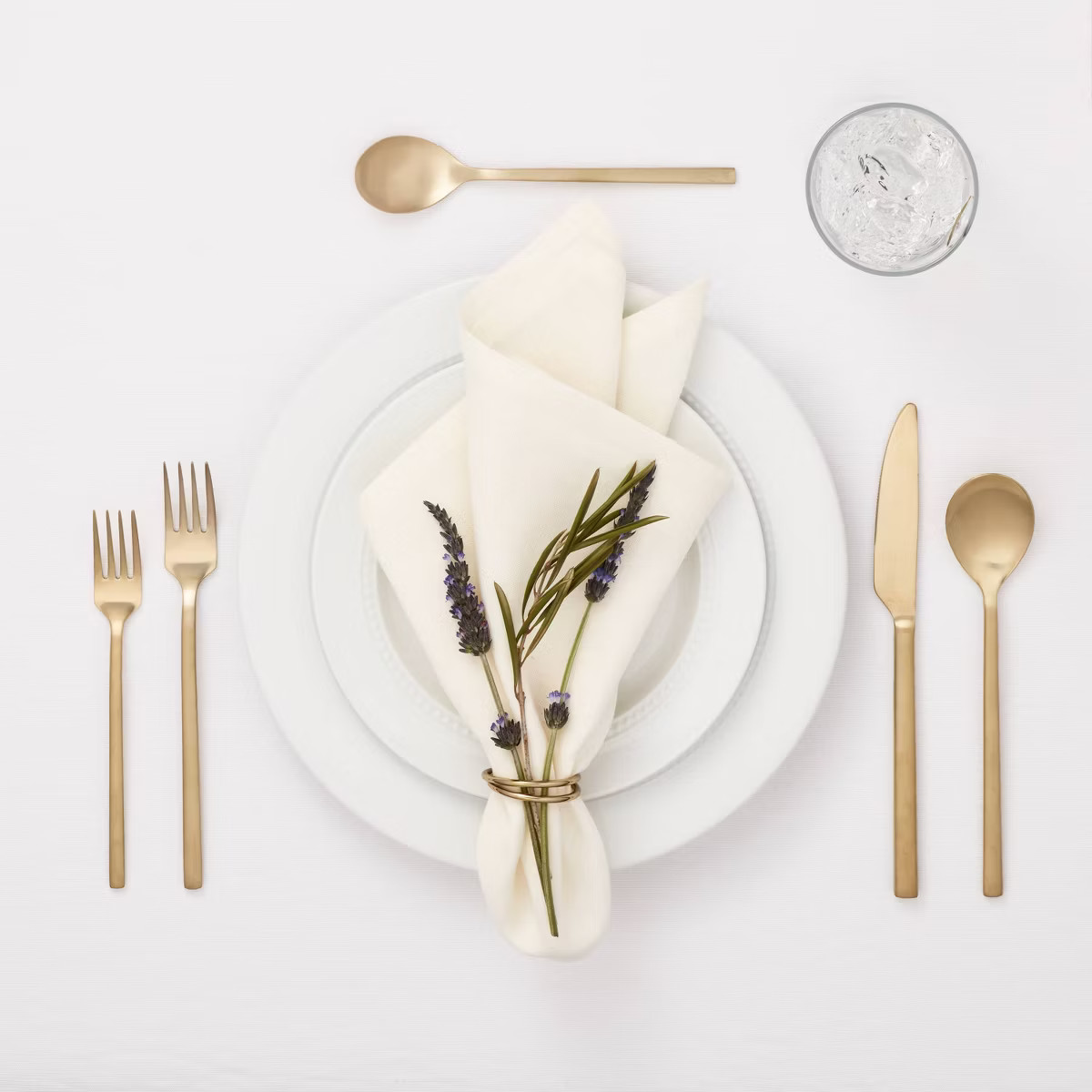 20pc Ashby Flatware Set Champagne - Threshold™ | Target