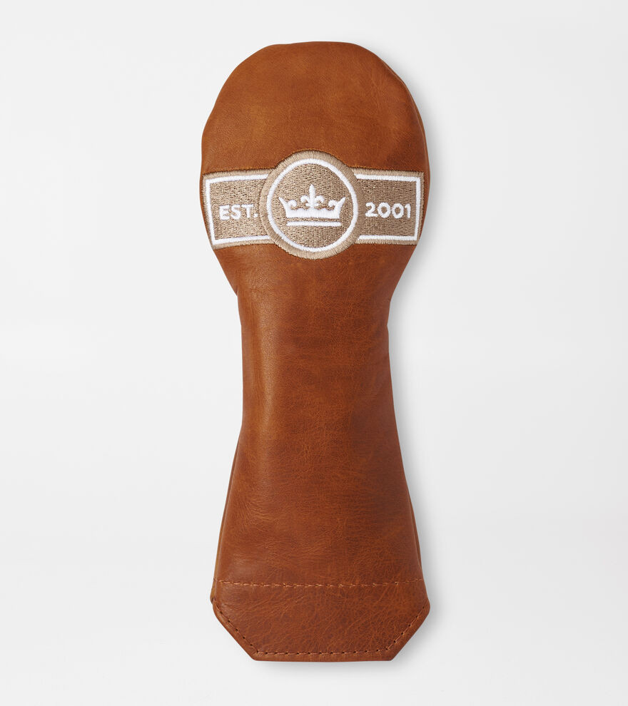 Robusto Hybrid Leather Headcover | Peter Millar