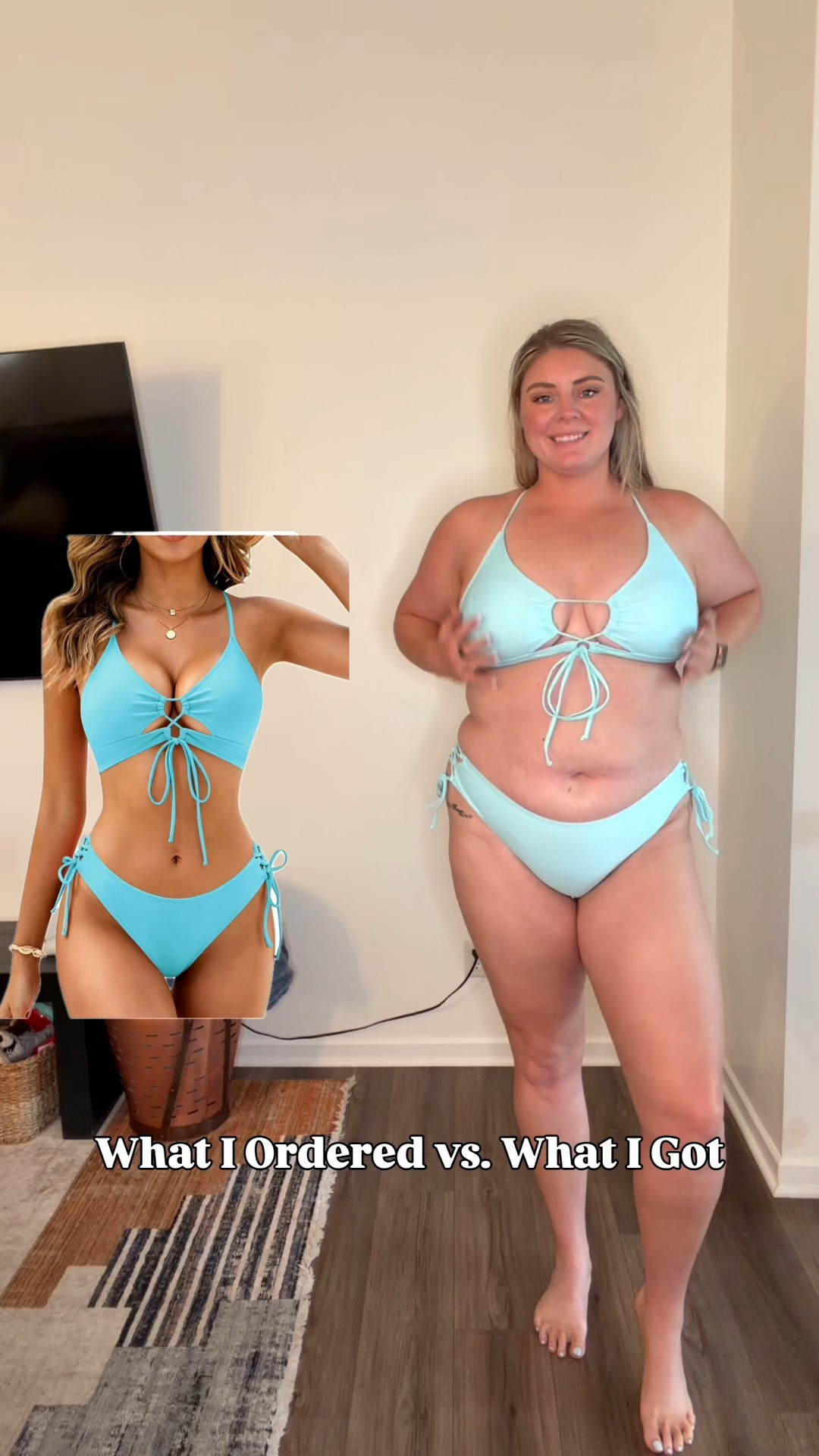 What I ordered vs. what I got bikini version! I’m in size XXL. This is a tie front, back, and on the sides of the bottoms. This is one of my top sold swimsuits!

Please remember, this is not a “who wore it better” just a comparison of the same bikini on different body types! ❤️

Swimwear, bikini, plus size swim, mid size swim, affordable fashion, beach, vacation

#LTKMidsize #LTKPlusSize #LTKSwim