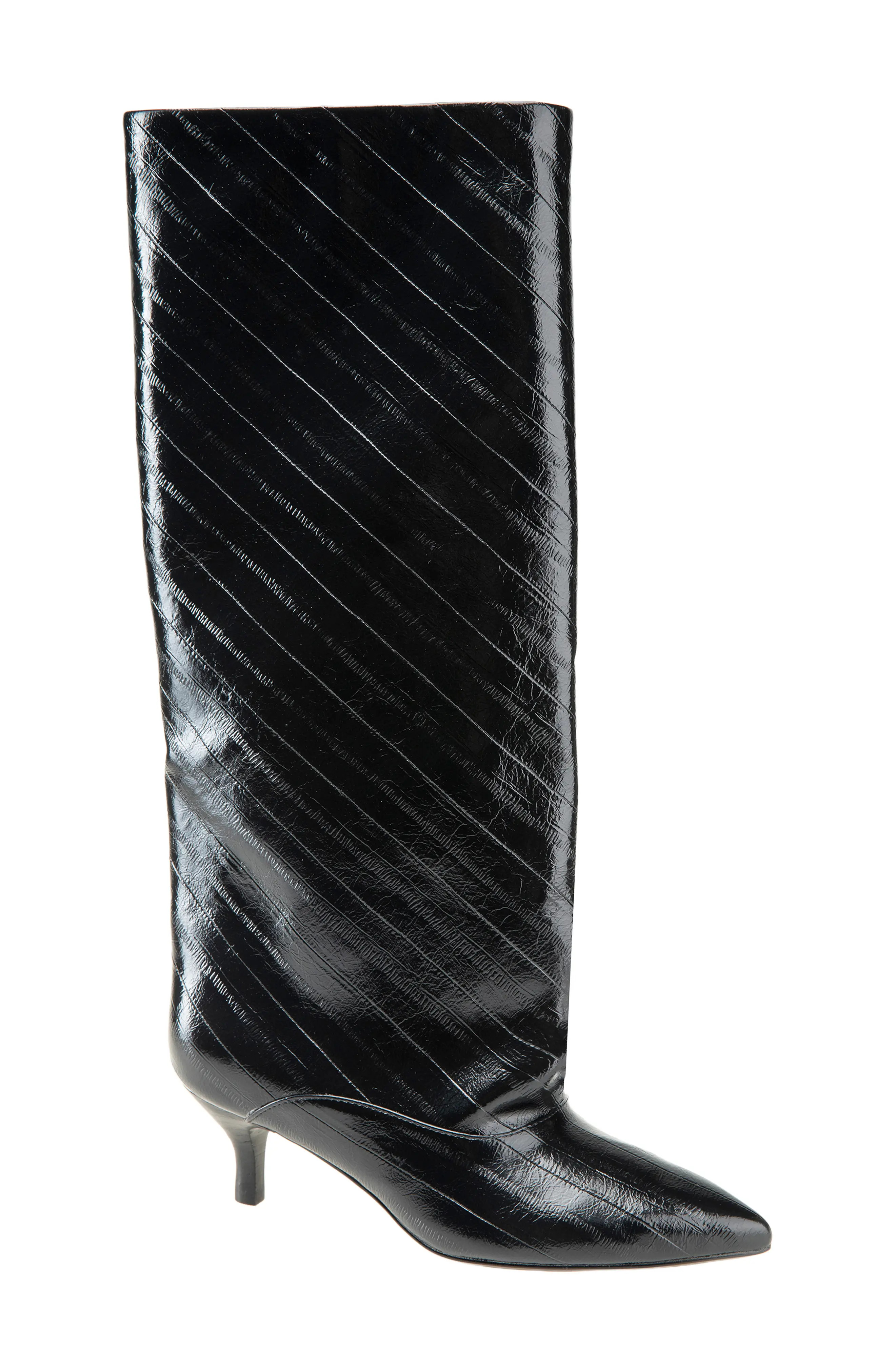 Brisbane Kitten Heel Pointed Toe Knee High Boot (Women) | Nordstrom | Nordstrom