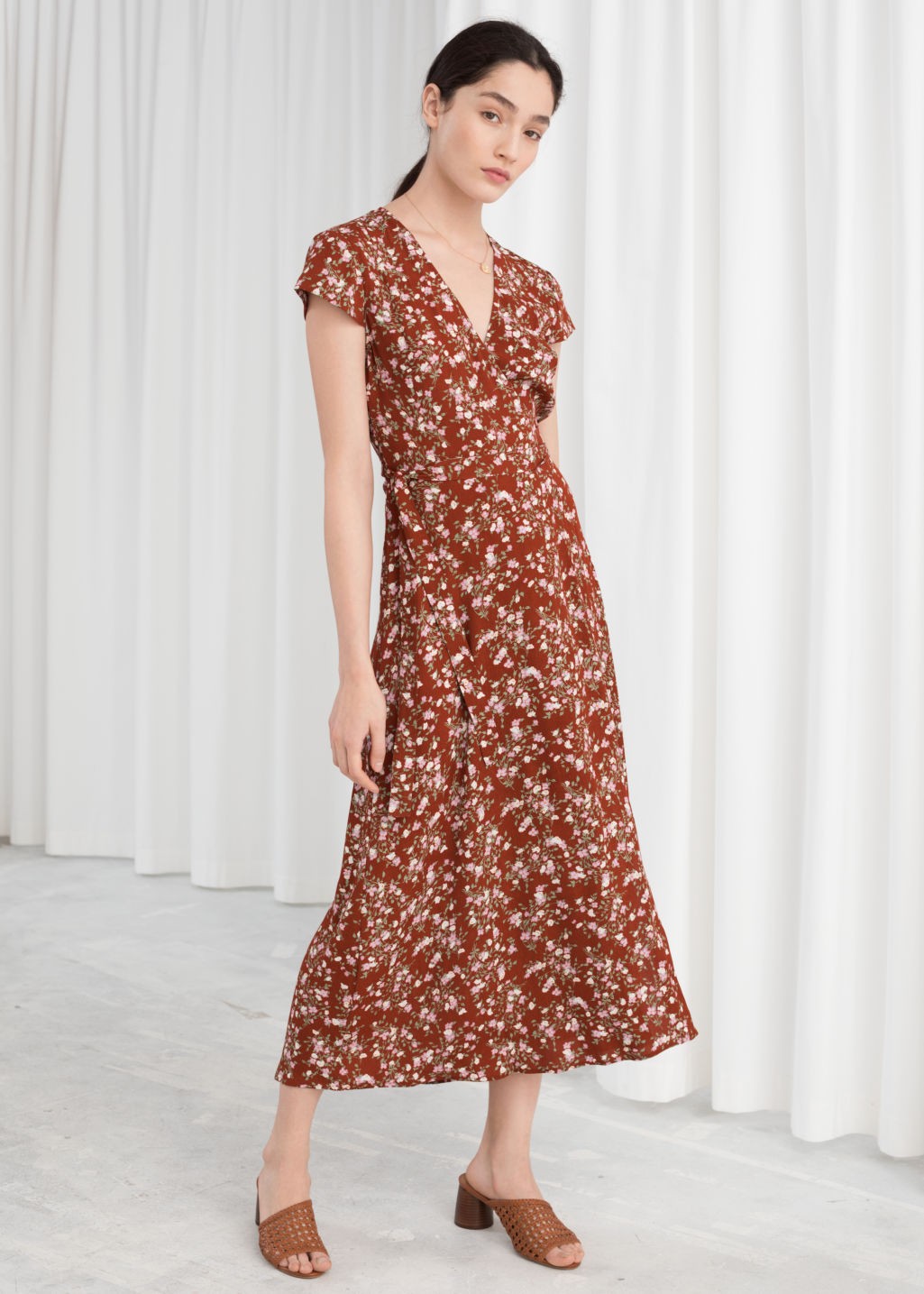 Floral Midi Wrap Dress | & Other Stories (EU + UK)