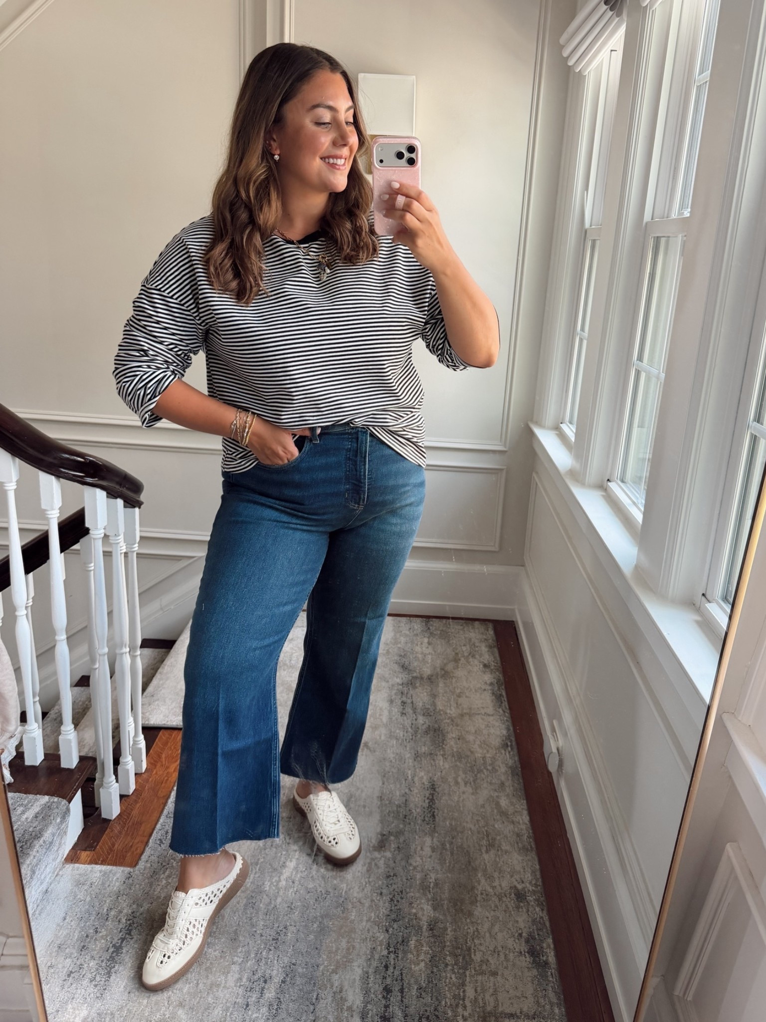 Wearing size XXL in top & 1X in jeans. Use CARALYN15 on your first order at Spanx - fall outfit, jeans, curvy jeans, cropped jeans

#LTKPlusSize #LTKSeasonal #LTKmomlife