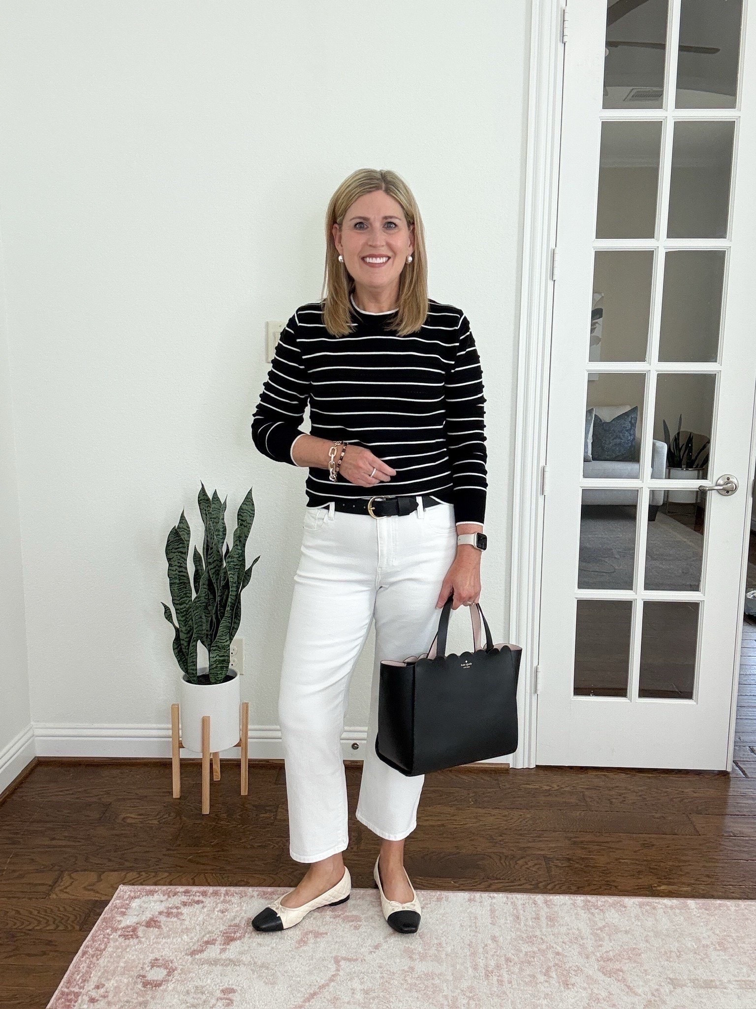 Love this Amazon find.♥️ 
This long sleeve striped sweater is a closet must have. It’s very soft and lightweight. Comes in lots of colors, also in solids.
The denim are cropped. They are available in multiple colors. And run true to size. Linking bag options as well! ♥️

#LTKBeauty #LTKItBag #LTKMidsize #LTKSeasonal #LTKOver40 #LTKFindsUnder50 #LTKFindsUnder100 #LTKSaleAlert #LTKParties #LTKWorkwear #LTKStyleTip

#LTKHoliday #LTKGiftGuide