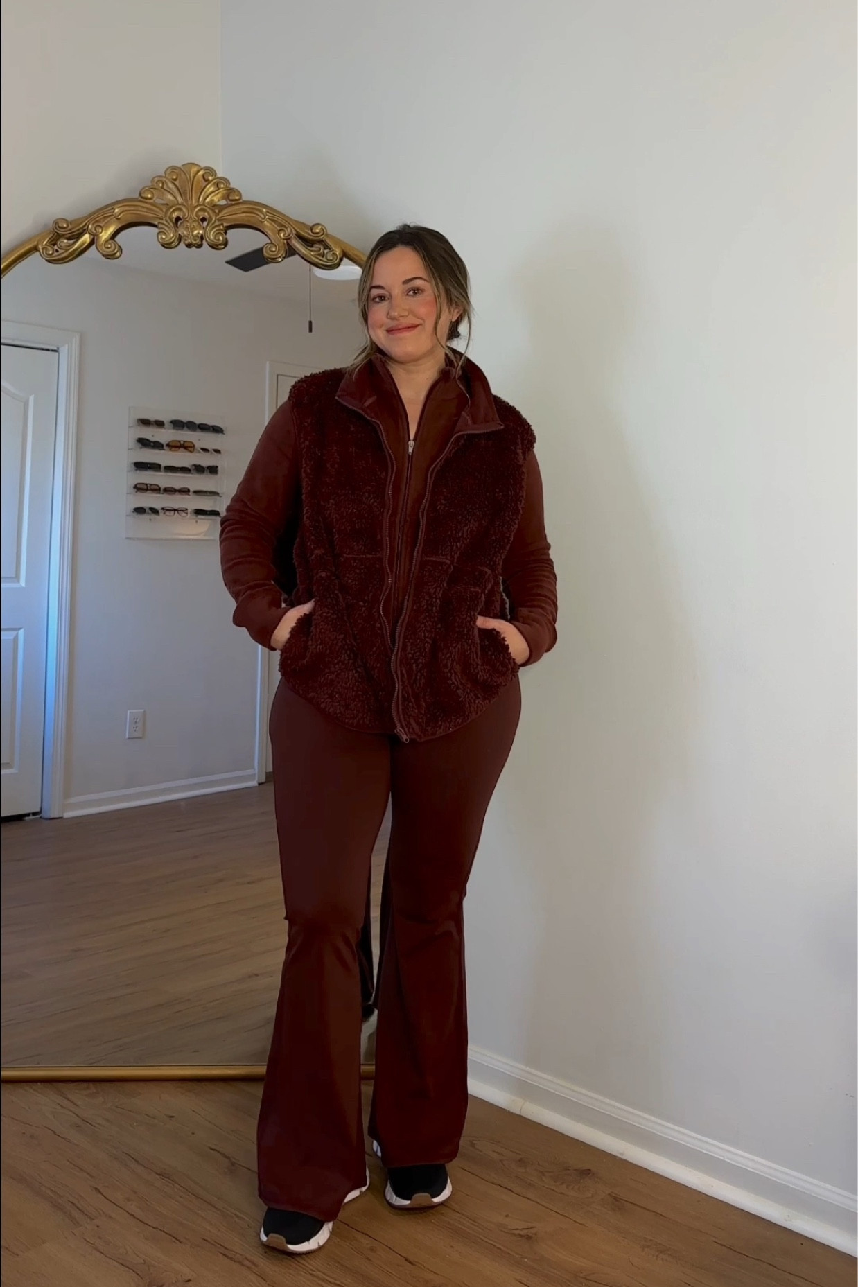 Code: 25KACEY for 25% off at JCPenney!

Cute hiking / workout outfit! 

Vest- sized up to large, runs small
Zipper jacket - sized up to large, runs small
Leggings - true to size 
Sneakers- sized up 1/2 size 


#LTKActive #LTKFindsUnder50 #LTKFitness