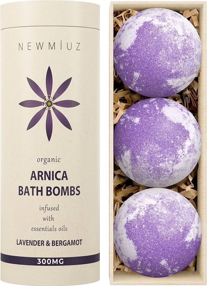 Arnica Bubble Bath Bombs Infused Lavender & Bergamot - Essential Luxurious Mega Foaming Bath bomb... | Amazon (US)