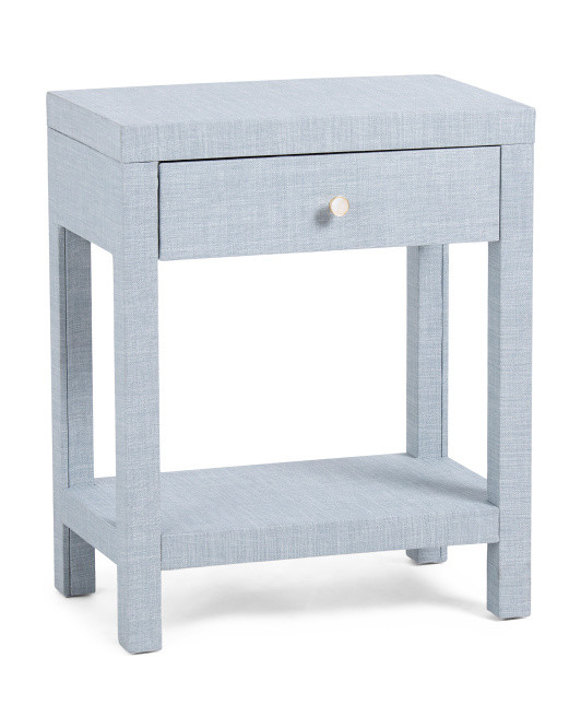 21.5x13x26in Linen Wrapped Side Table | TJ Maxx