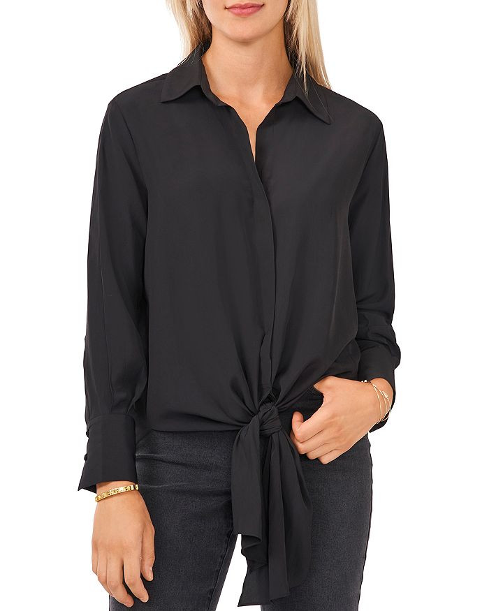 Tie Front Blouse | Bloomingdale's (US)