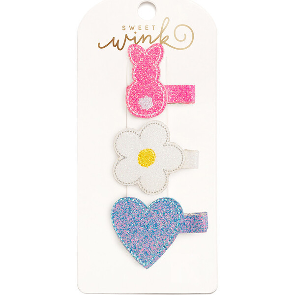 Bunny Vibes Easter Clip Set, Multi | Maisonette