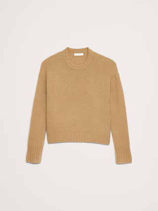 Midweight Cashmere Crew-Neck Sweater | Banana Republic (US)