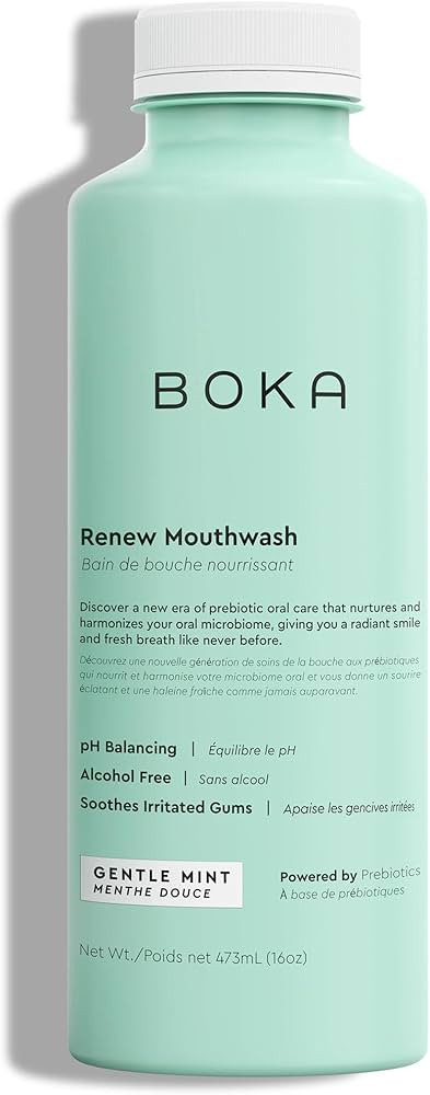 Boka Renew Mouth Wash for Adults - Mouthwash Alcohol Free, Mouth Rinse Fluoride Free Mouthwash, F... | Amazon (US)