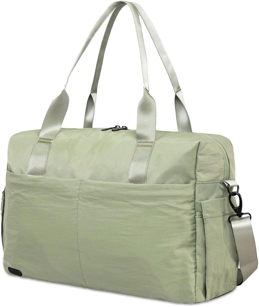 Austin Carry-On Travel Duffel Bag for Women, 18\u201d Weekender Bag with Laptop Sleeve, Durable M... | Amazon (US)
