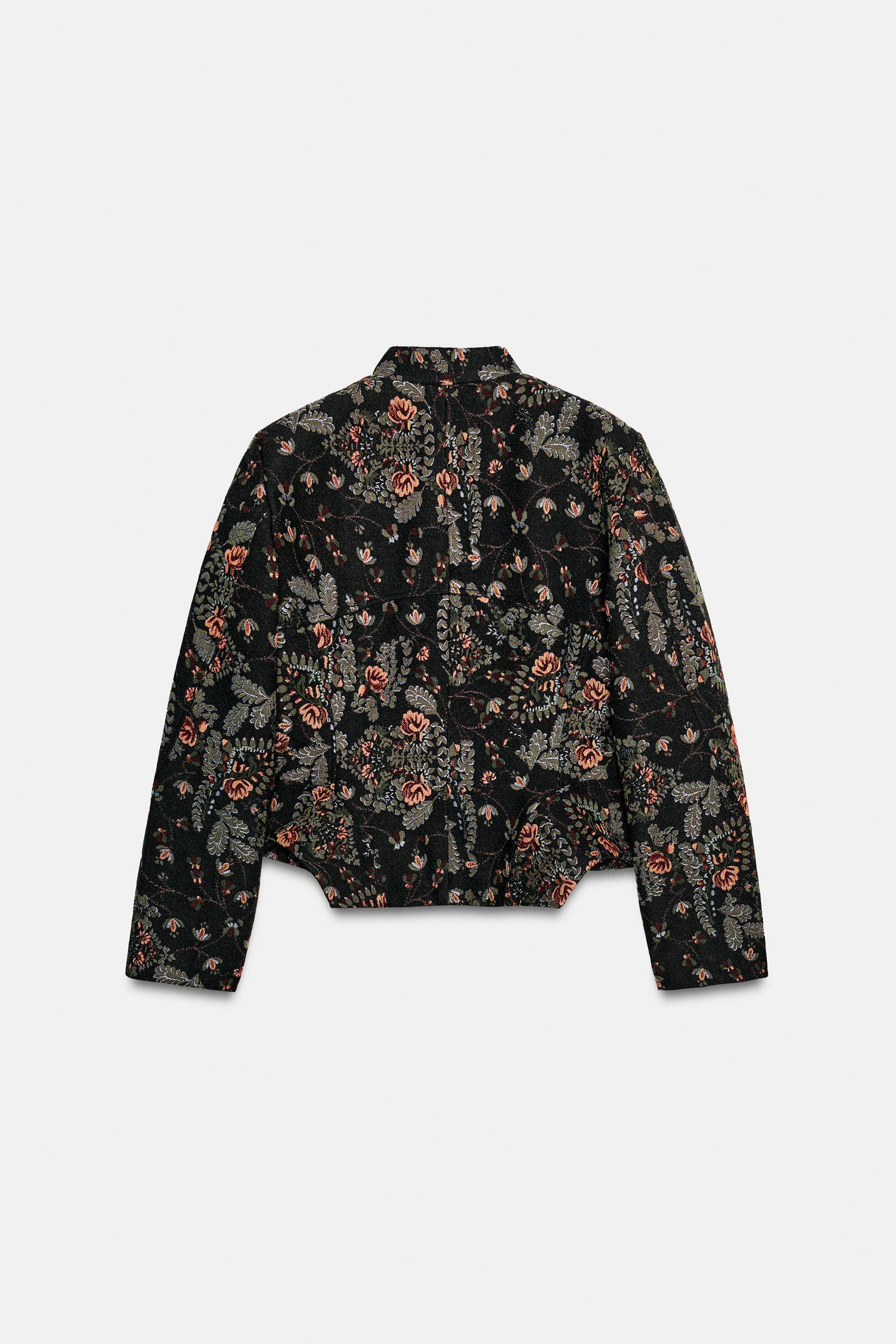 Zara - Zw Collection Peplum Jacket - Black - M - Woman | Zara UK