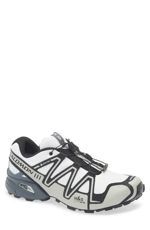 Salomon Gender Inclusive Speedcross 3 Gore-Tex® Waterproof Sneaker in White at Nordstrom, Size 11.5 Women's | Nordstrom