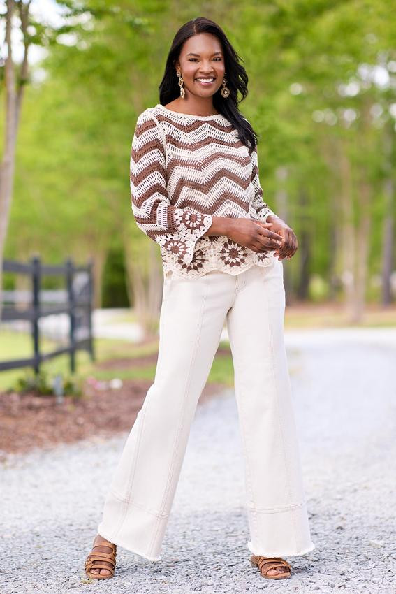 Natural Wide Leg Jeans | Cato Fashions