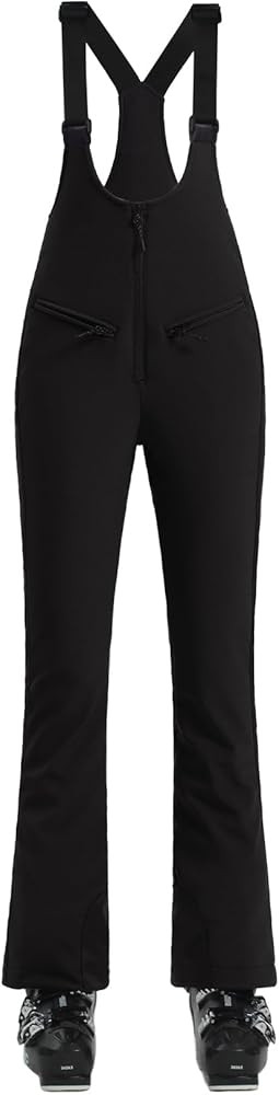 GSOU SNOW Women Ski Bib Pants Snow Overalls Snowboard Waterproof Windproof Insulated Slim Winter ... | Amazon (US)