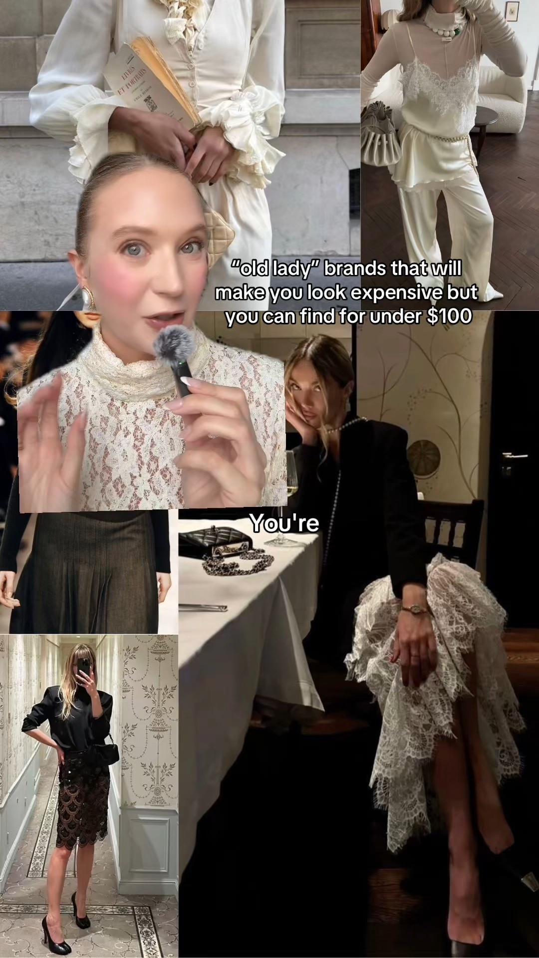 “old lady” brands that make you look expensive but you can find for under $100 