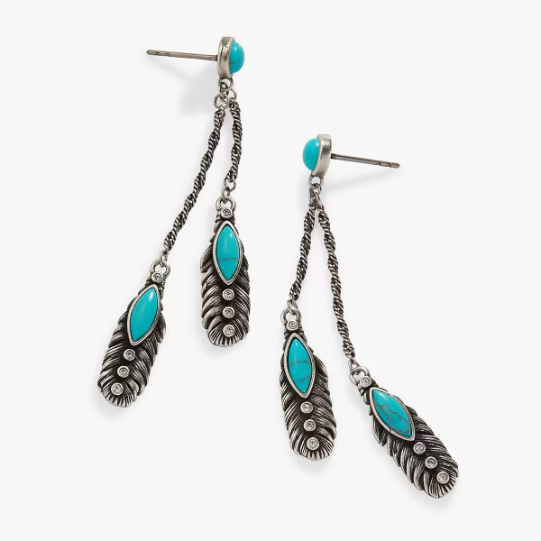 Turquoise Feather Earrings – Alex and Ani | Alex and Ani