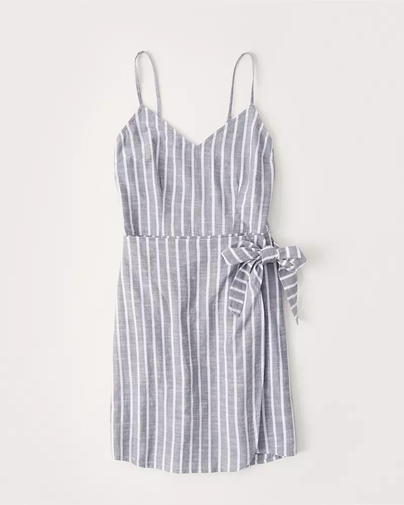 Wrap Mini Dress | Abercrombie & Fitch (US)