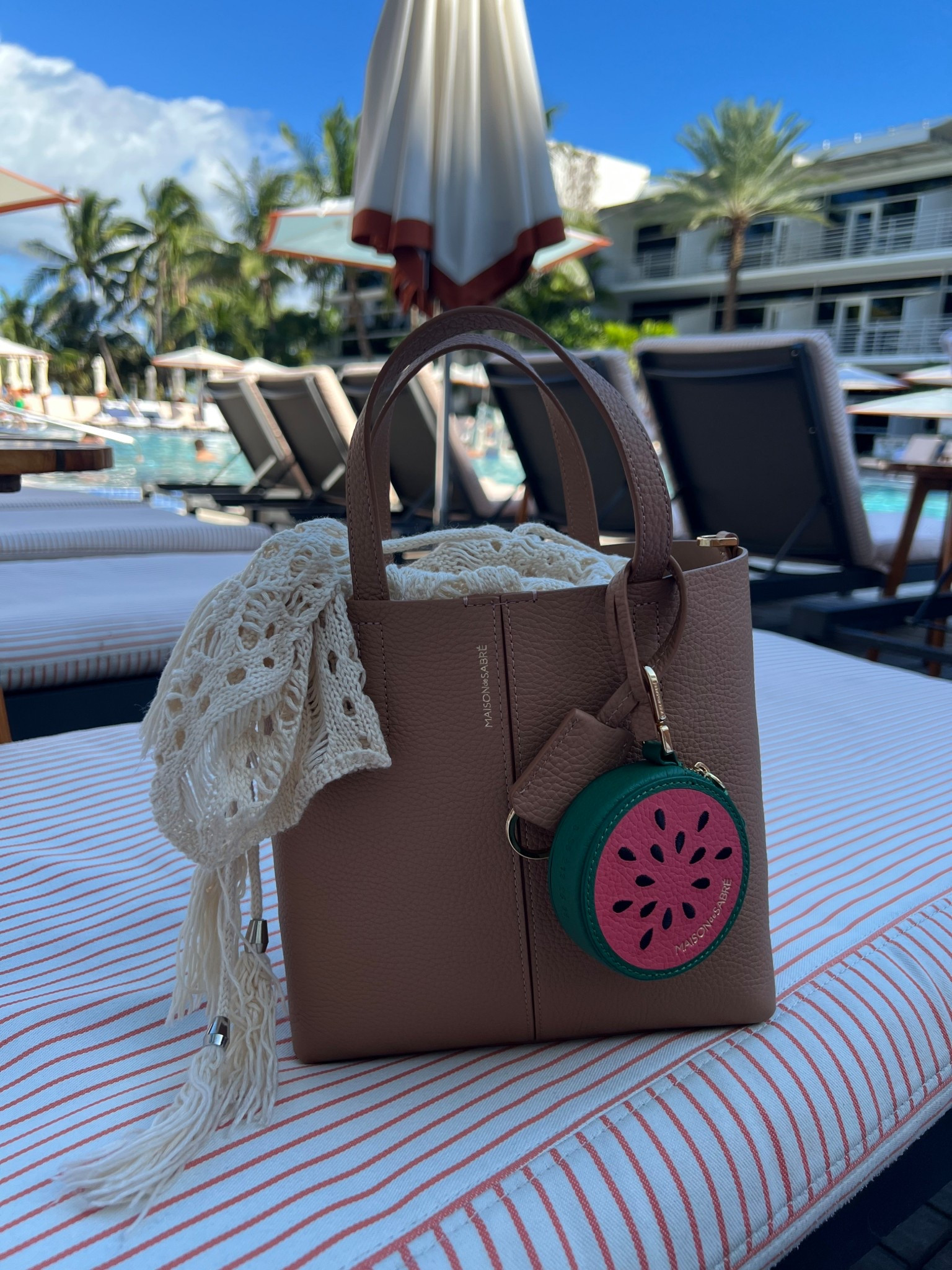 The cutest bag and bag charm 😍 

#LTKStyleTip #LTKItBag #LTKGiftGuide