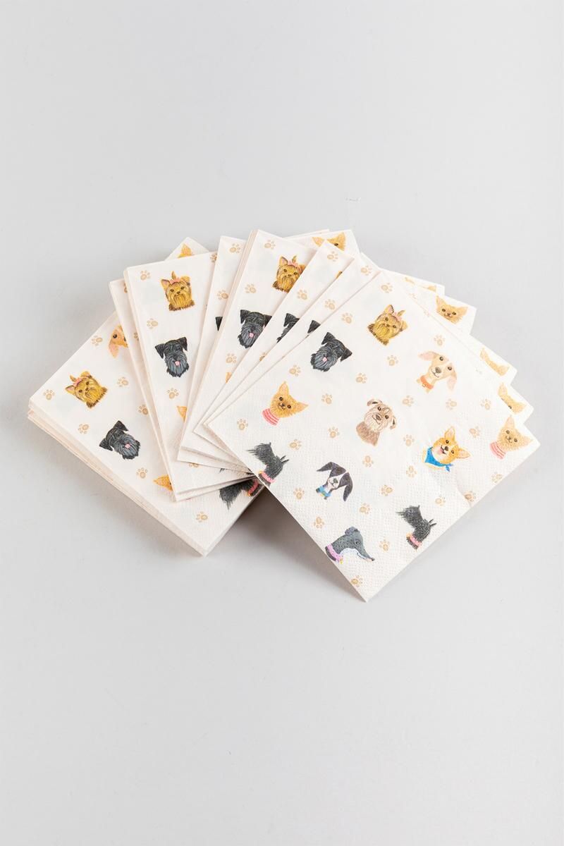 Dog Lover Beverage Napkins | Francesca’s Collections