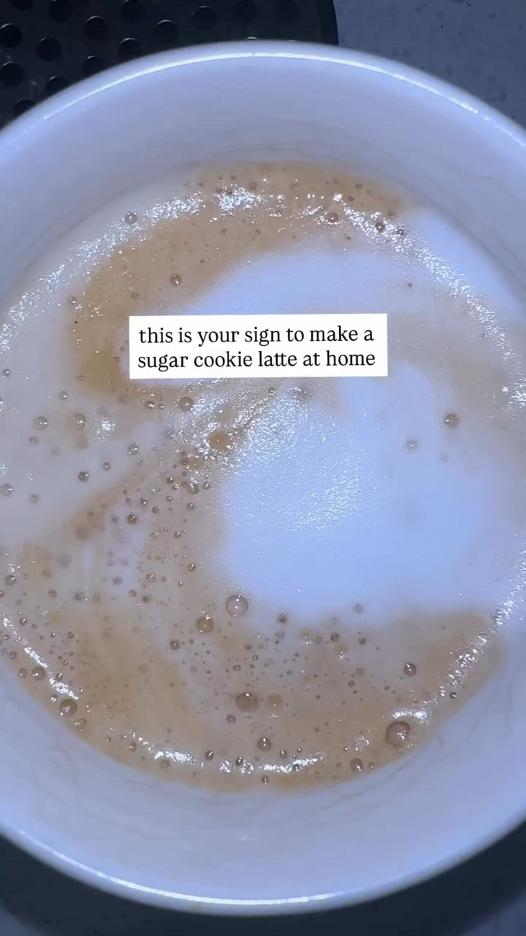 All you need are 3 ingredients 👇🏻

I couldn’t wait to share this with you though so you can make a sugar cookie latte at home (for less than $2)

SUGAR COOKIE LATTE RECIPE
@nespresso Starbucks Blonde Espresso capsule (Vertuo line)

2-4 pumps @matteos.syrups Sugar Cookie coffee syrup

Milk, frothed using Aeroccino 3 

To enjoy iced, fill a glass with ice and use the cold froth function on your Aeroccino3 🧊

how to make starbucks sugar cookie latte at home using nespresso 

#LTKcanada #LTKhome