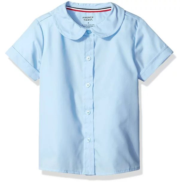 Short Sleeve Modern Peter Pan Collar Blouse (Plus) | Walmart (US)