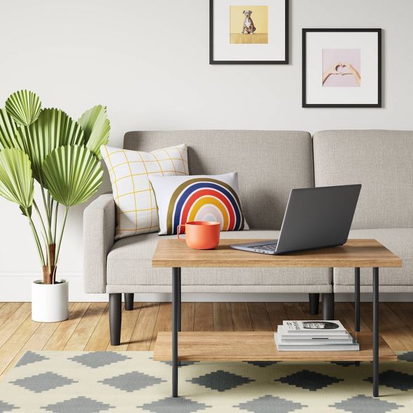 Wood and Metal Coffee Table - Room Essentials™ | Target