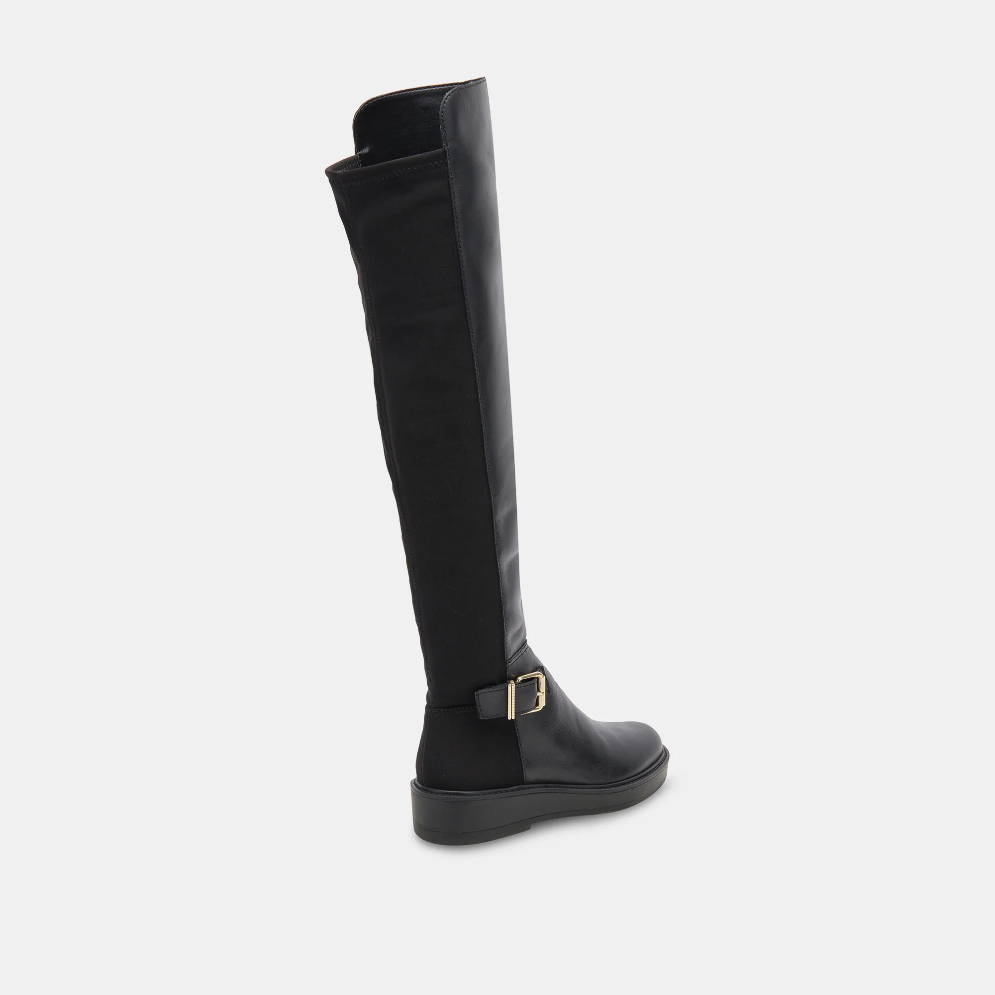 Ember Boots Black Leather | Black Leather Over-The-Knee Boots | DolceVita.com