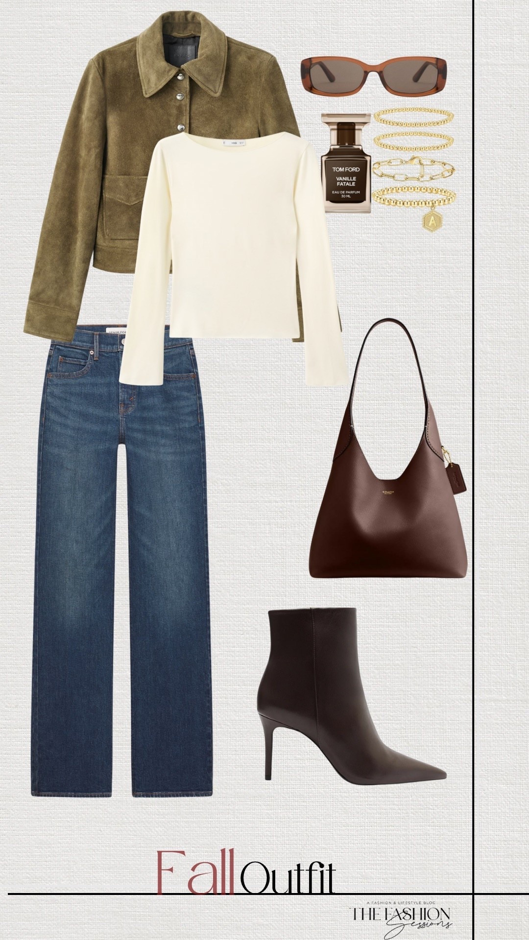 Fall Outfit | Green Suede Jacket | Denim Jeans | Long Sleeve Shirt | Ankle Boots | Shoulder Bag | 

#LTKStyleTip #LTKFallSale #LTKSeasonal