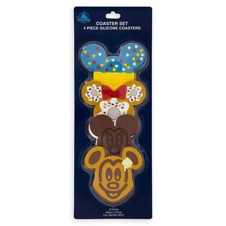 Disney Parks Mickey and Friends Food Icons Coaster Set New with Card | Walmart (US)