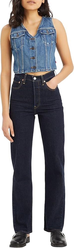 Levi's Women's Ribcage Full Length Jeans | Amazon (UK)