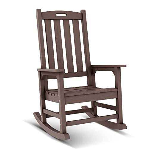 EFURDEN Rocking Chair, All Weather and Waterproof Rocking Chair for Outdoor and Indoor, Oversize ... | Amazon (US)