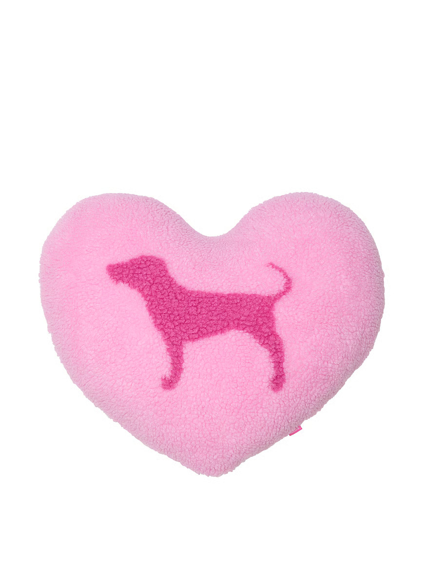PINK Dog Heart Throw Pillow | Victoria's Secret (US / CA )