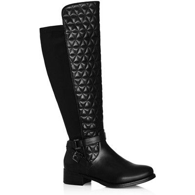Women's WIDE FIT Diana Tall Boot - black| CLOUDWALKERS | Target