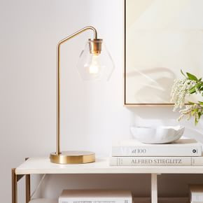 Sculptural Geo Table Lamp (21") | West Elm (US)