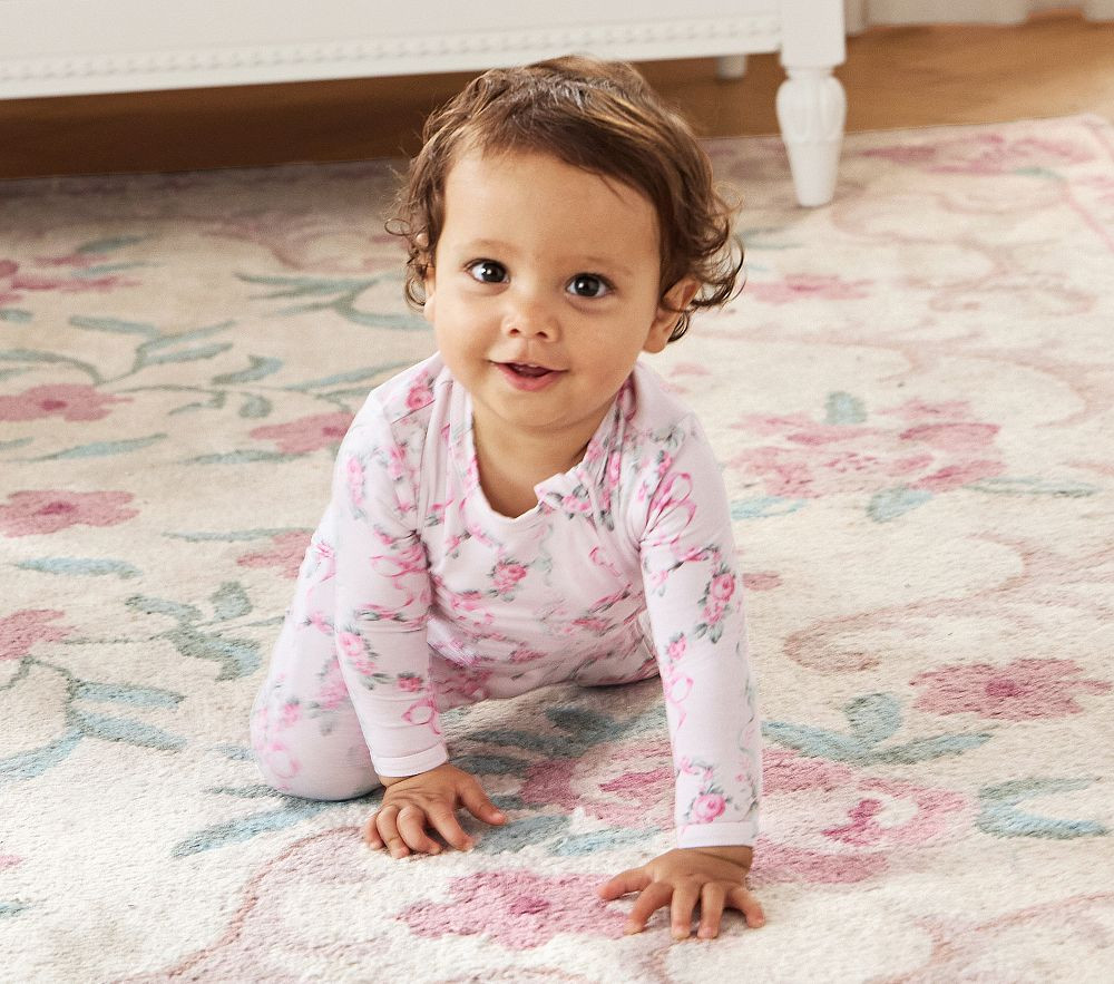 LoveShackFancy Hearts Baby Pajama | Pottery Barn Kids