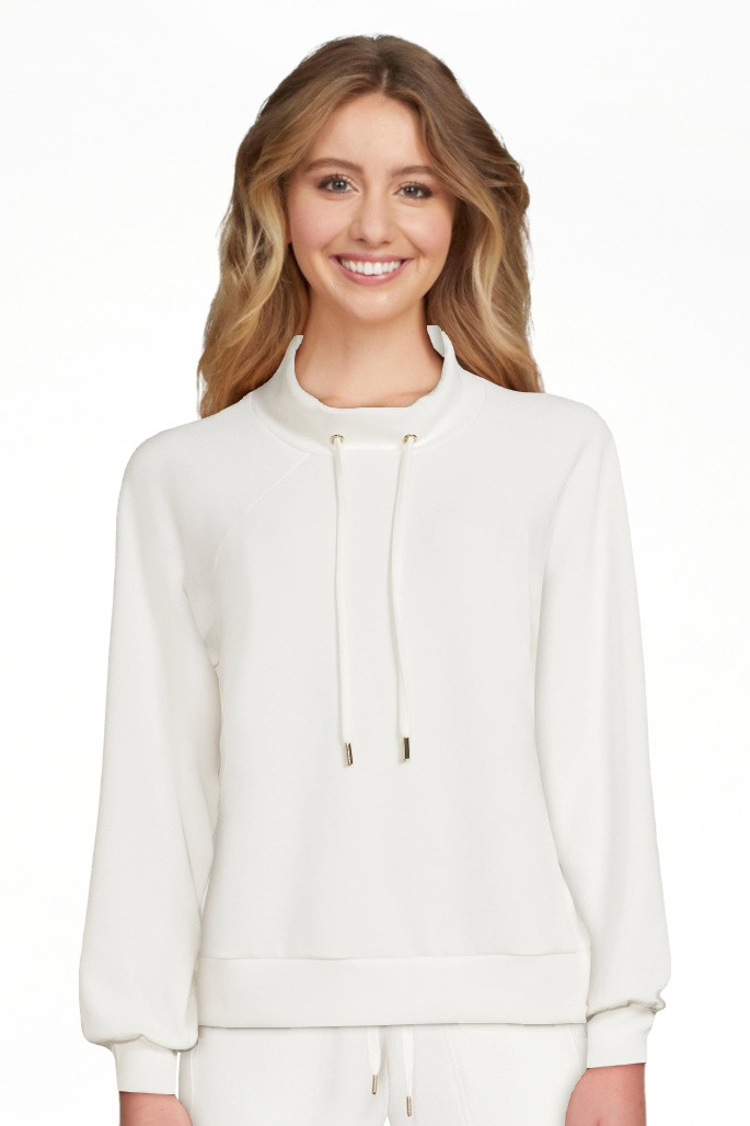 Scoop Women's Scuba Knit Funnel Neck Sweatshirt | Walmart (US)