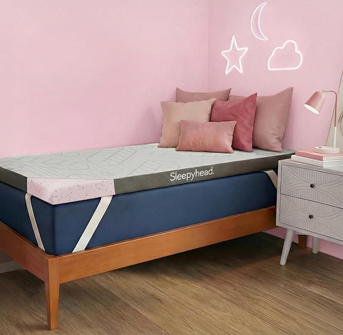 Sleepyhead Full XL 3 Inch Mattress Topper Super, Thick Cooling Gel & Copper-Infused Memory Foam f... | Amazon (US)