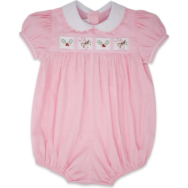 Ruth 3-In-1 Ribbon Minigingham Bubble, Pink | Maisonette