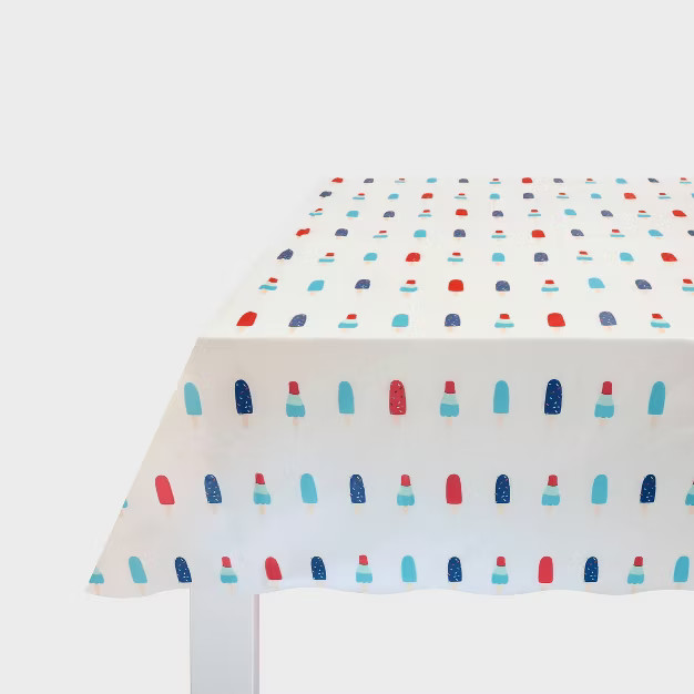 Summer Tablecloth Popsicles White - Sun Squad™ | Target