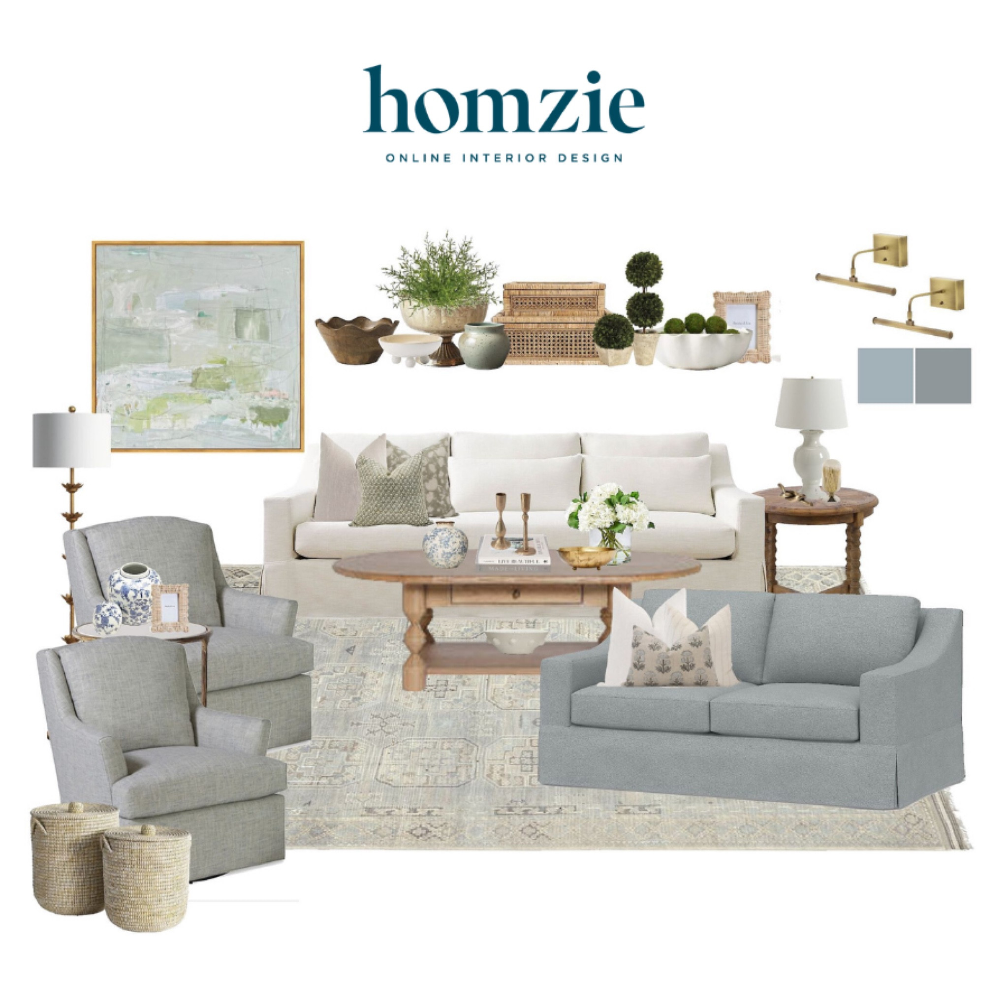 Coastal living room design with pottery barn sofa, neutral rug, coded table decor and bookshelf styling ideas!  

#LTKHome #LTKFindsUnder100 #LTKFindsUnder50