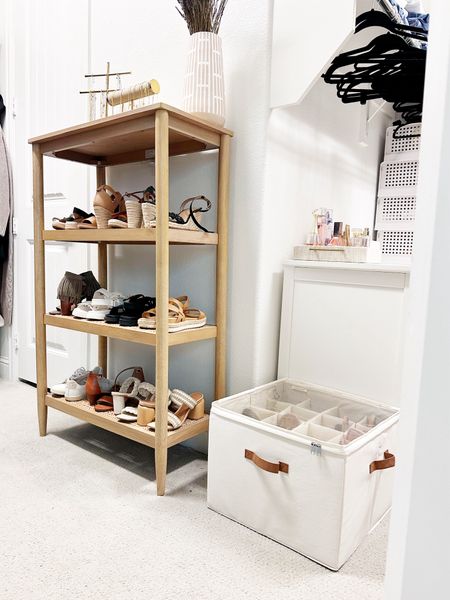 Shoe shelves and shoe box. Closet organization 

#LTKHome