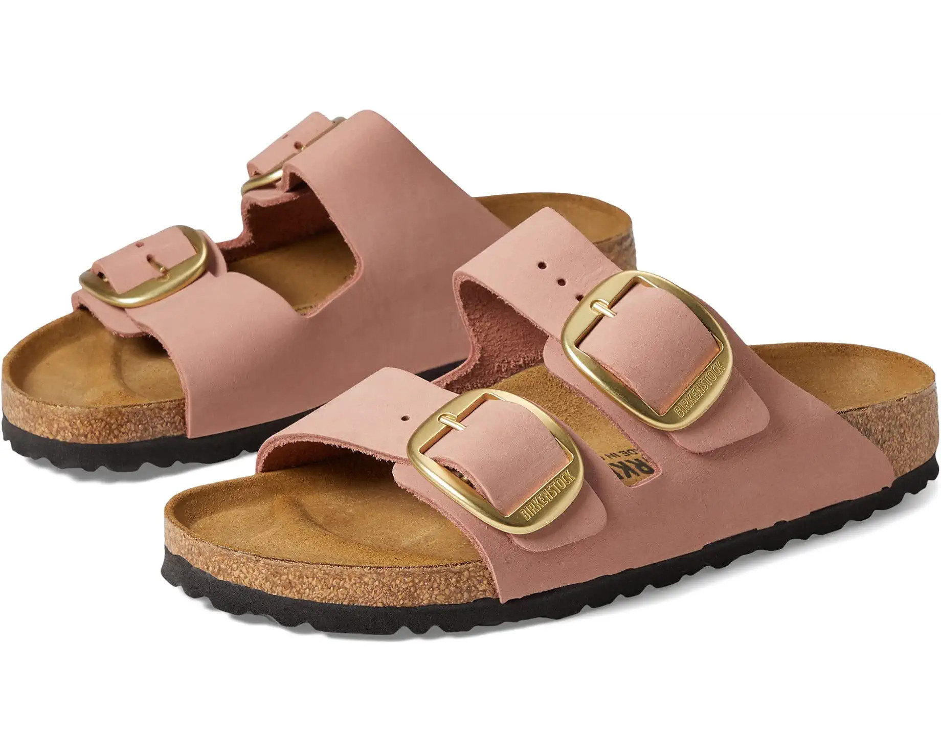 Birkenstock Arizona Big Buckle - Nubuck Leather | Zappos