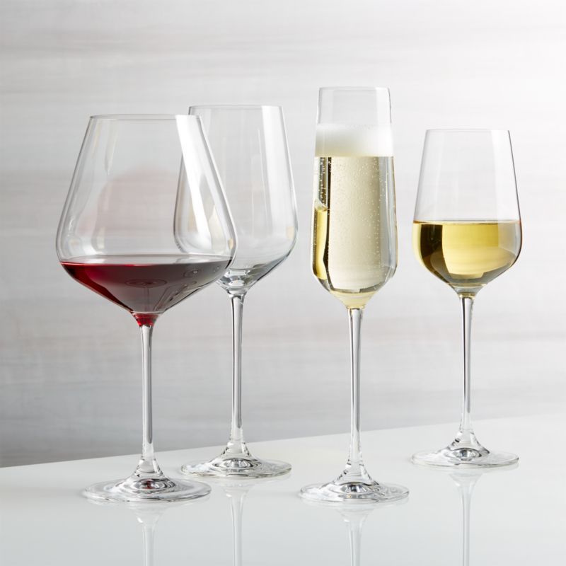 Hip Wine Glasses | Crate and Barrel | Crate & Barrel