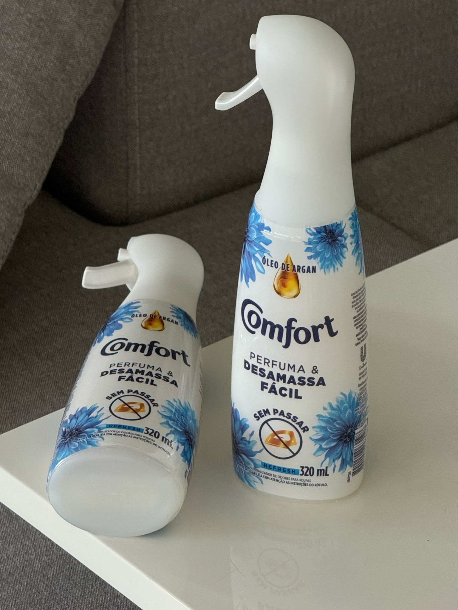 Já conhece o Comfort Refresh?
Desamassa as roupas sem ferro de passar!

O novo comfort refresh é a solução para dar aquele refresh nas suas roupas entre as lavagens
Perfume refrescante
Comfort refresh oferece uma tecnologia inovadora especialmente feita para as roupas
Revitalizador instantâneo para roupas: perfuma, desamassa e bloqueia maus odores
Refresca entre lavagens
Brilho

#LTKbrasil #LTKhome